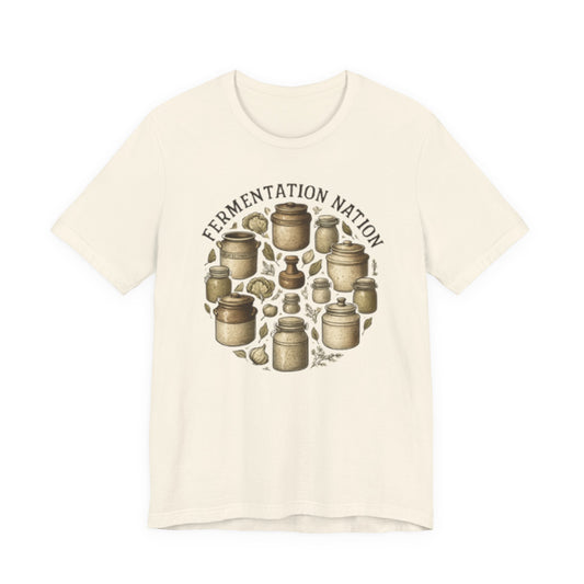 Fermentation Nation Mandala Tee — Fermentation Crocks Graphic T‑Shirt