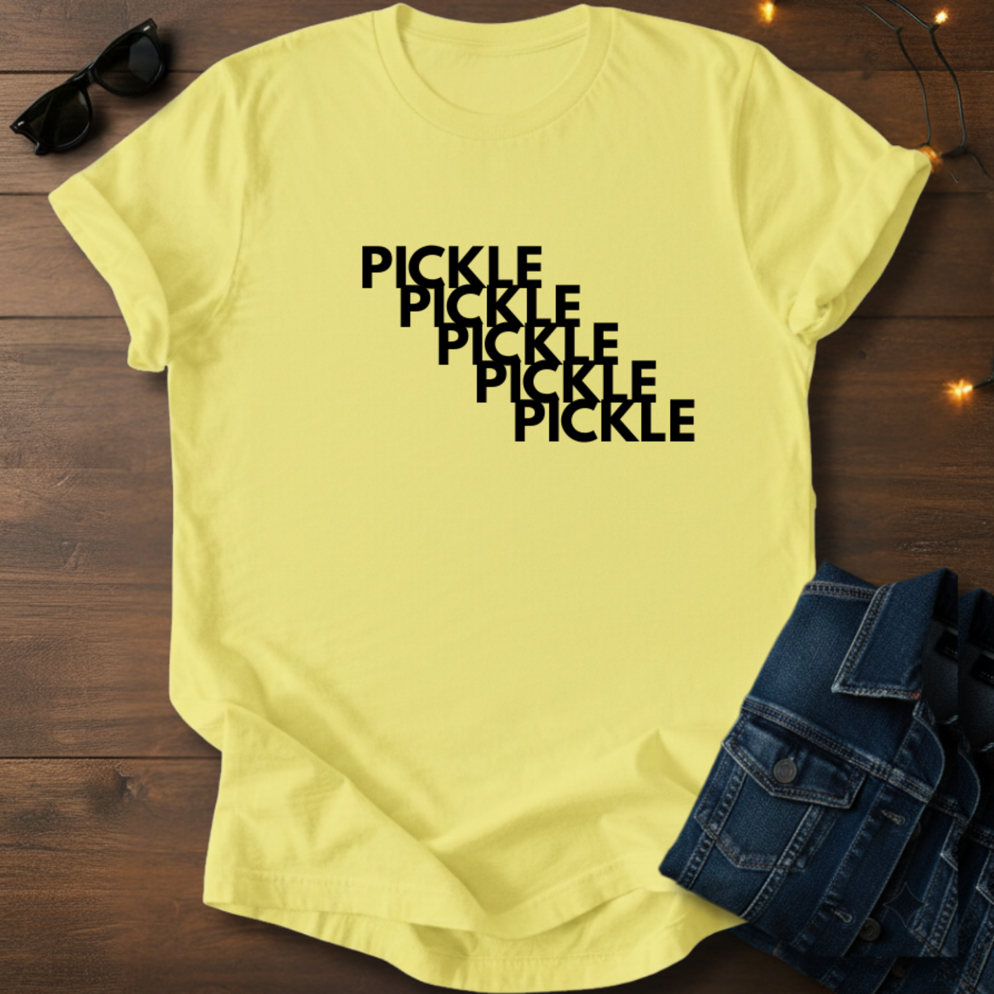 Pickle Vision Diagonal Repeat T-Shirt