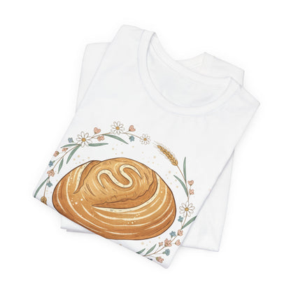Sourdough Bread T-Shirt — ‘Freshly Sourdough’ Rustic Bakery Tee