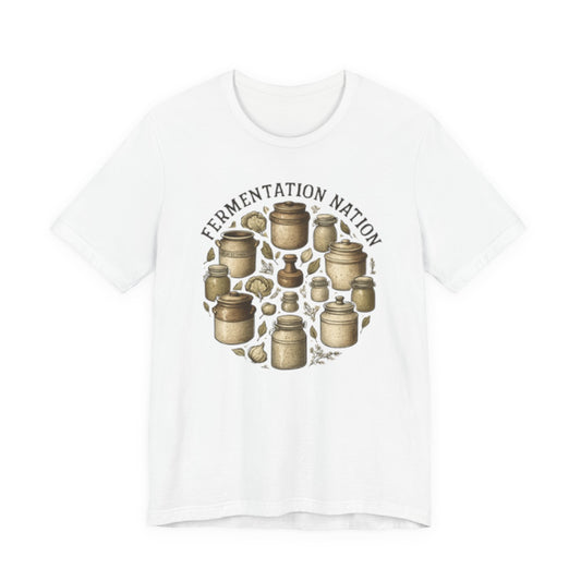 Fermentation Nation Mandala Tee — Fermentation Crocks Graphic T‑Shirt