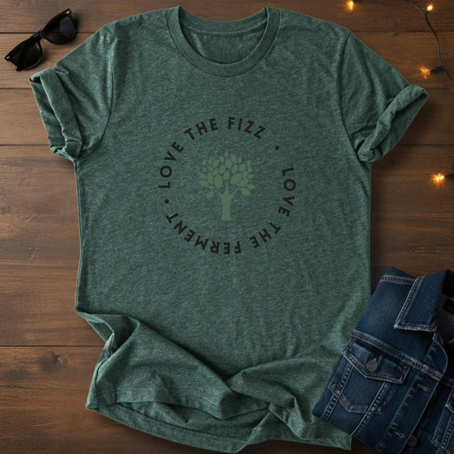 Love the Fizz Ferment Tee — Tree Circle Graphic