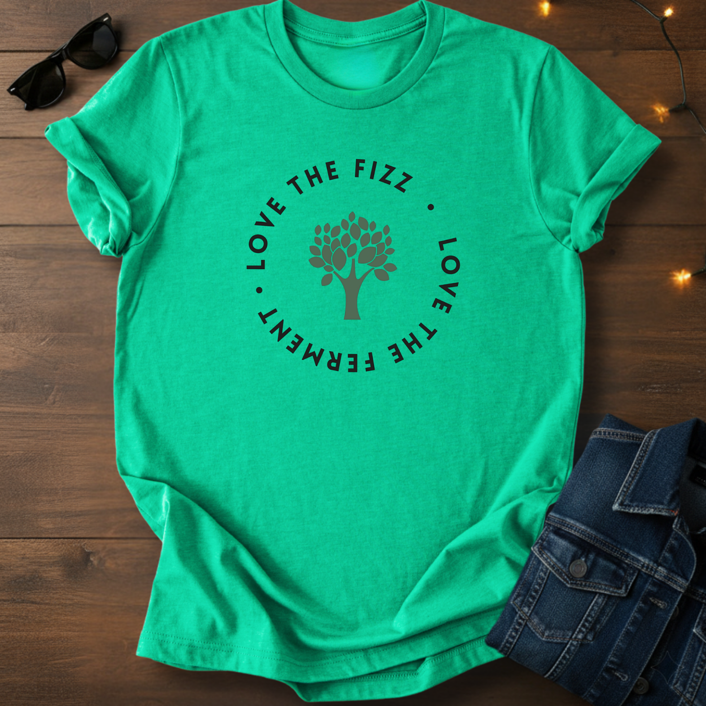 Love the Fizz Ferment Tee — Tree Circle Graphic