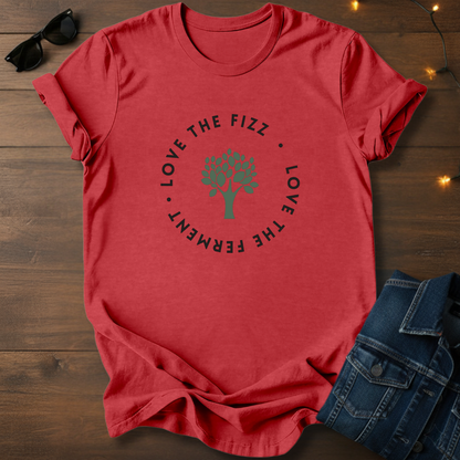 Love the Fizz Ferment Tee — Tree Circle Graphic