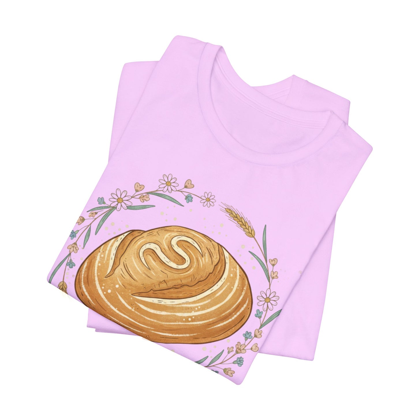 Sourdough Bread T-Shirt — ‘Freshly Sourdough’ Rustic Bakery Tee