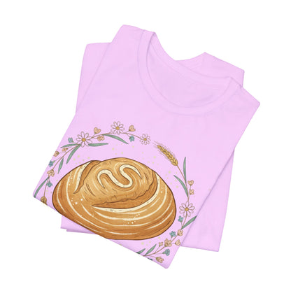 Sourdough Bread T-Shirt — ‘Freshly Sourdough’ Rustic Bakery Tee