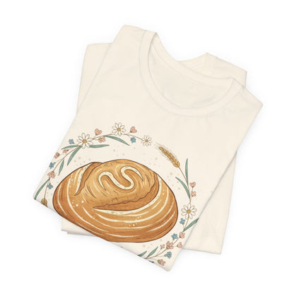 Sourdough Bread T-Shirt — ‘Freshly Sourdough’ Rustic Bakery Tee