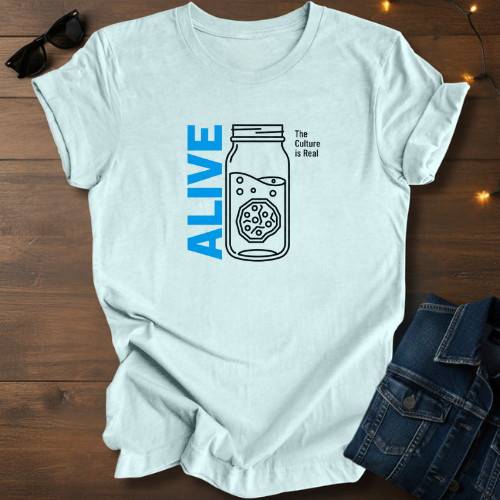Alive Jar Tee – “The Culture Is Real” Graphic T‑Shirt