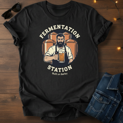 Fermentation Station Beer Brewing T-Shirt