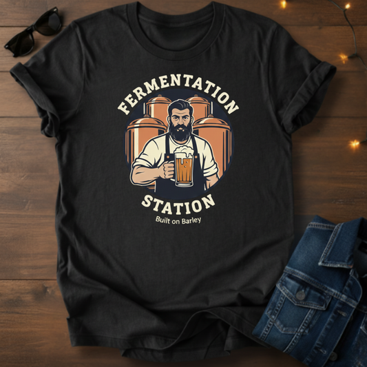 Fermentation Station Beer Brewing T-Shirt