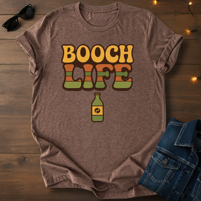 Booch Life Kombucha Tee - Retro Organic Fermentation Shirt