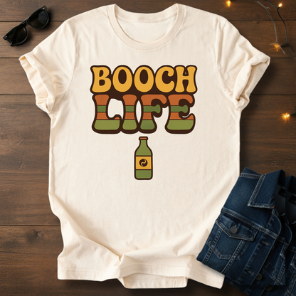 Booch Life Kombucha Tee - Retro Organic Fermentation Shirt