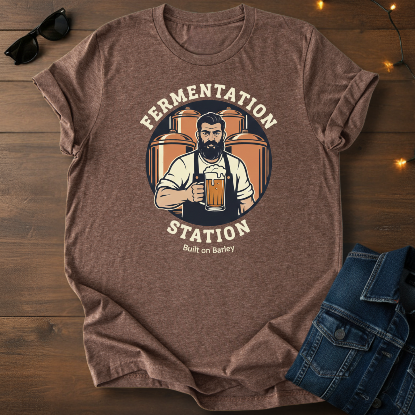 Fermentation Station Beer Brewing T-Shirt