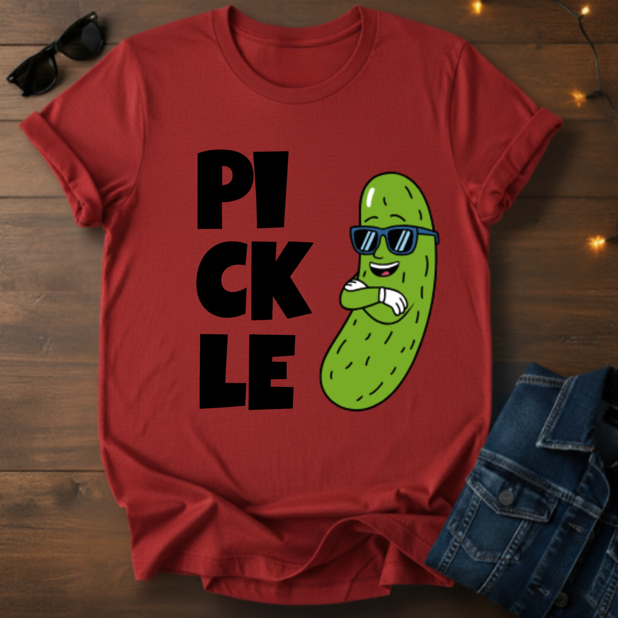 Cool Pickle Graphic T-Shirt