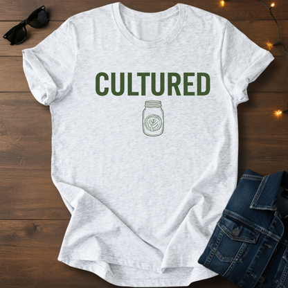 Cultured Mason Jar T-Shirt — Fermentation & Pickling Shirt