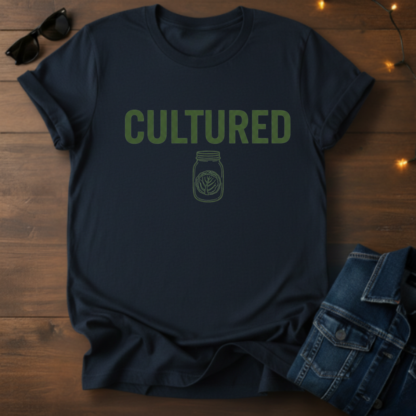 Cultured Mason Jar T-Shirt — Fermentation & Pickling Shirt