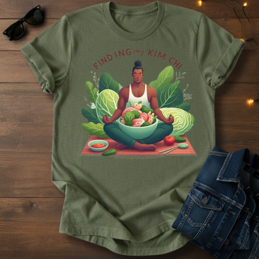 Finding My Kimchi Tee — Korean Food & Self-Care Graphic T-Shirt