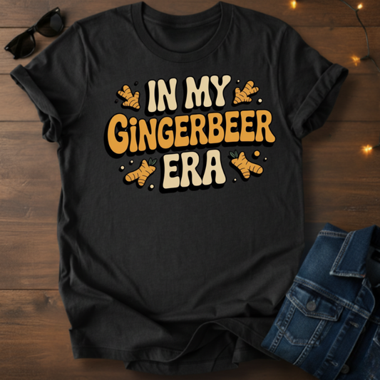 In My Gingerbeer Era T‑Shirt — Funny Gingerbread Holiday Tee