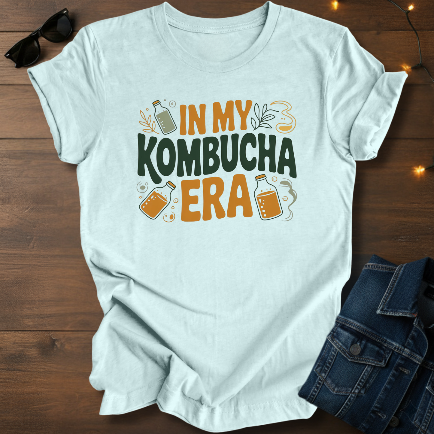 Kombucha Tee — "In My Kombucha Era" Vegan Kombucha Lover Shirt
