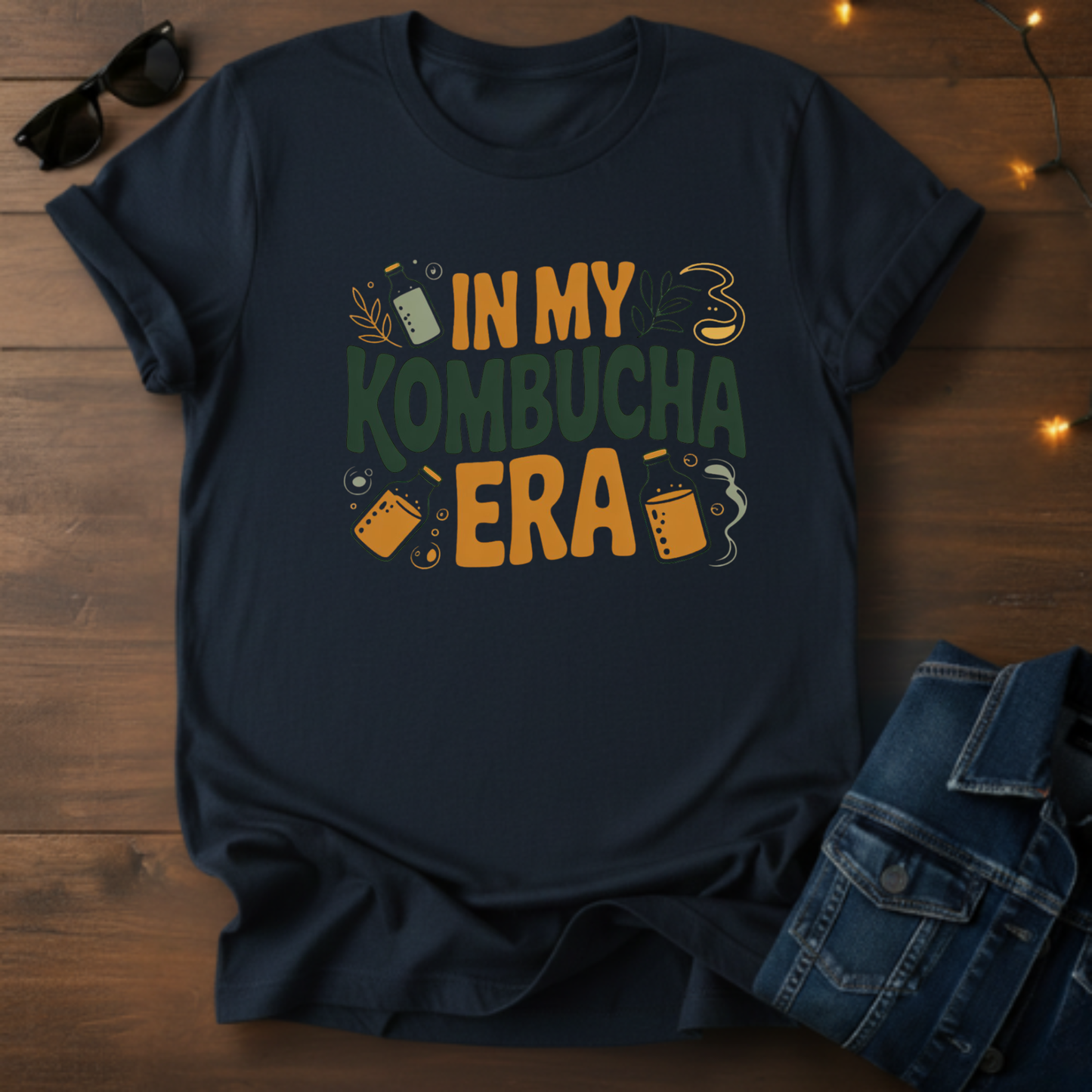 Kombucha Tee — "In My Kombucha Era" Vegan Kombucha Lover Shirt