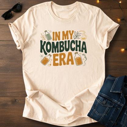 Kombucha Tee — "In My Kombucha Era" Vegan Kombucha Lover Shirt