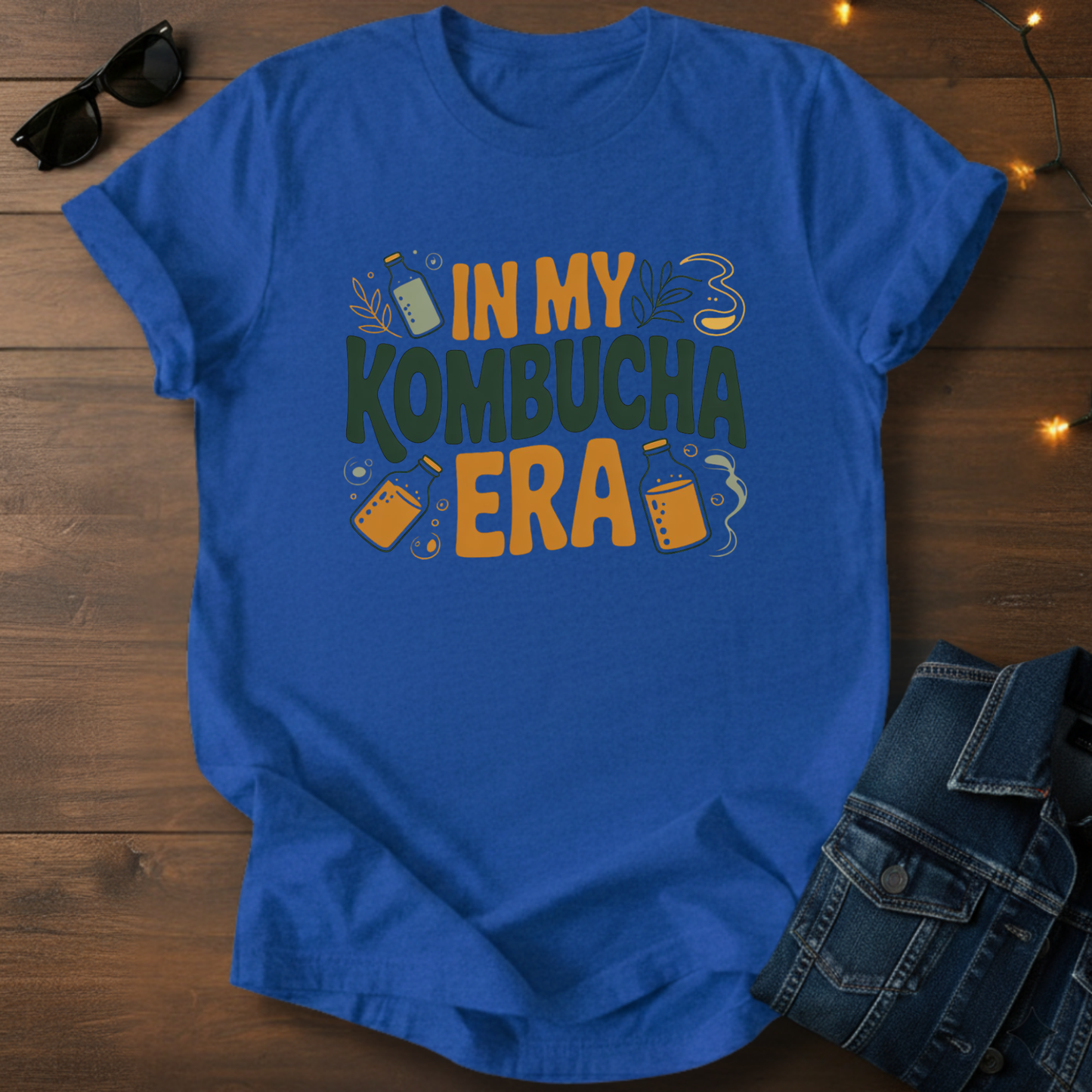 Kombucha Tee — "In My Kombucha Era" Vegan Kombucha Lover Shirt