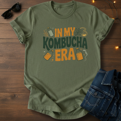 Kombucha Tee — "In My Kombucha Era" Vegan Kombucha Lover Shirt