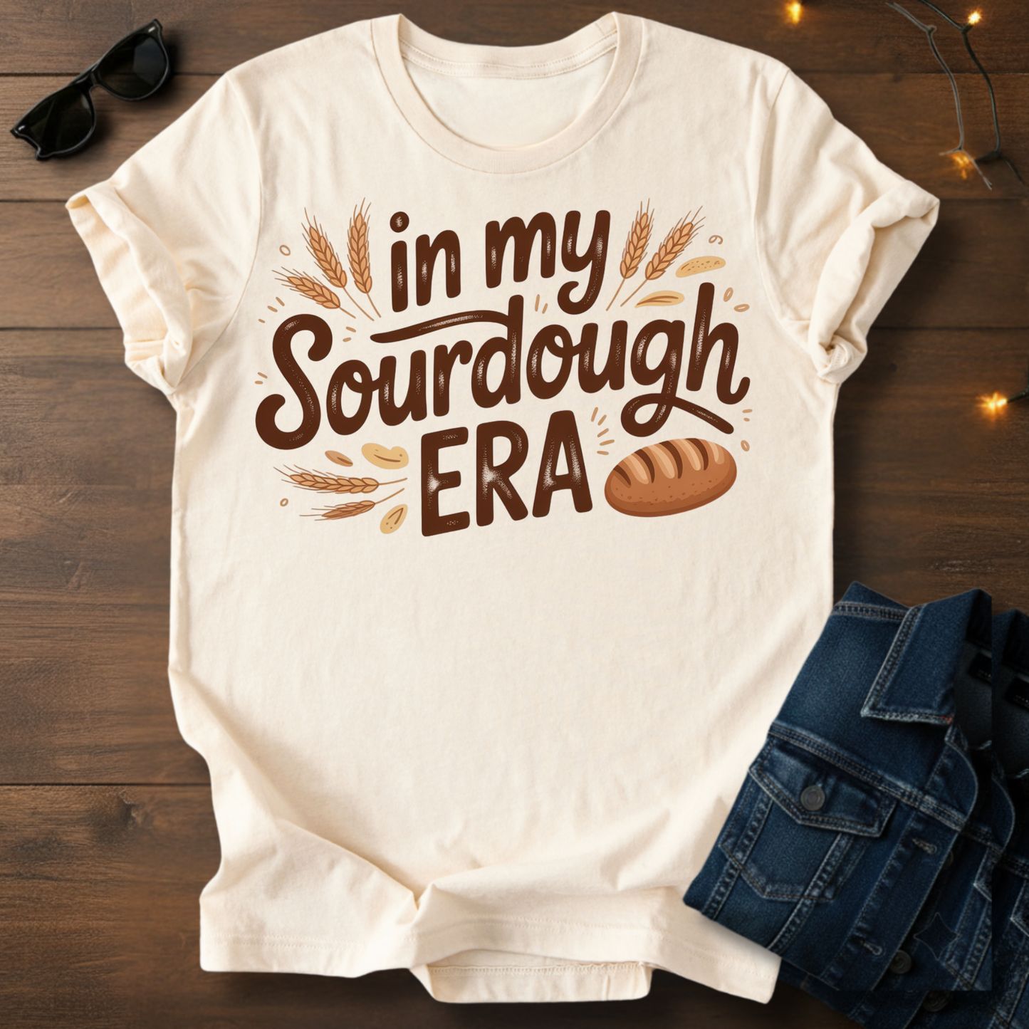 In My Sourdough Era T-Shirt — Funny Baking Shirt for Home Bakers