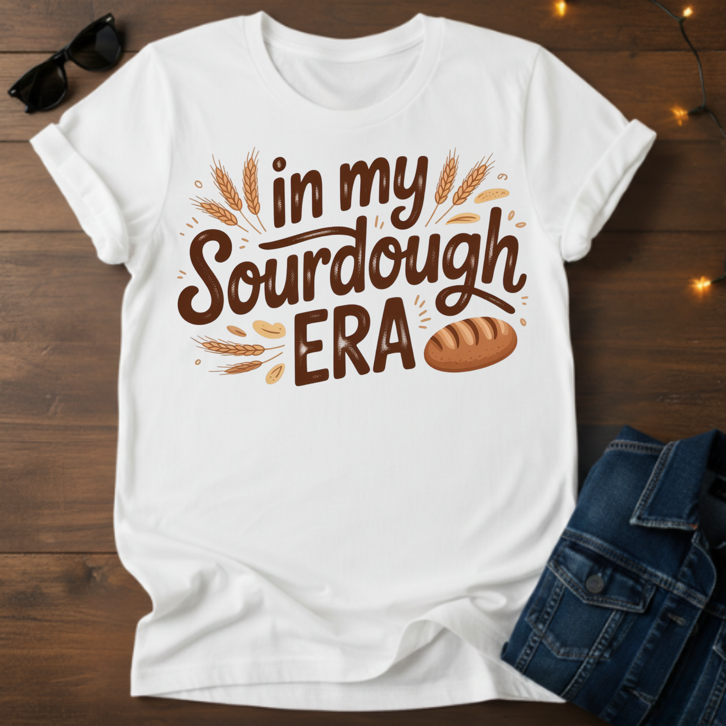 In My Sourdough Era T-Shirt — Funny Baking Shirt for Home Bakers