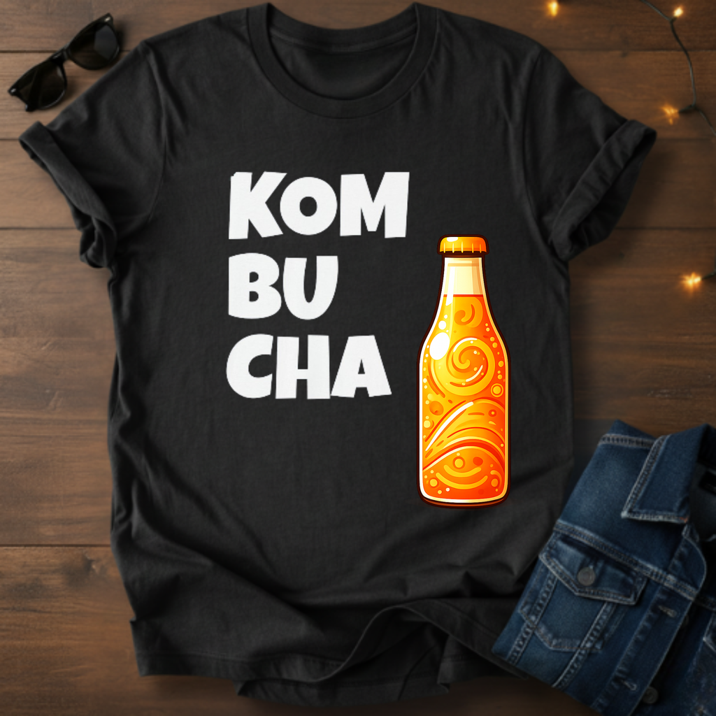 Retro Kombucha Bottle T-Shirt