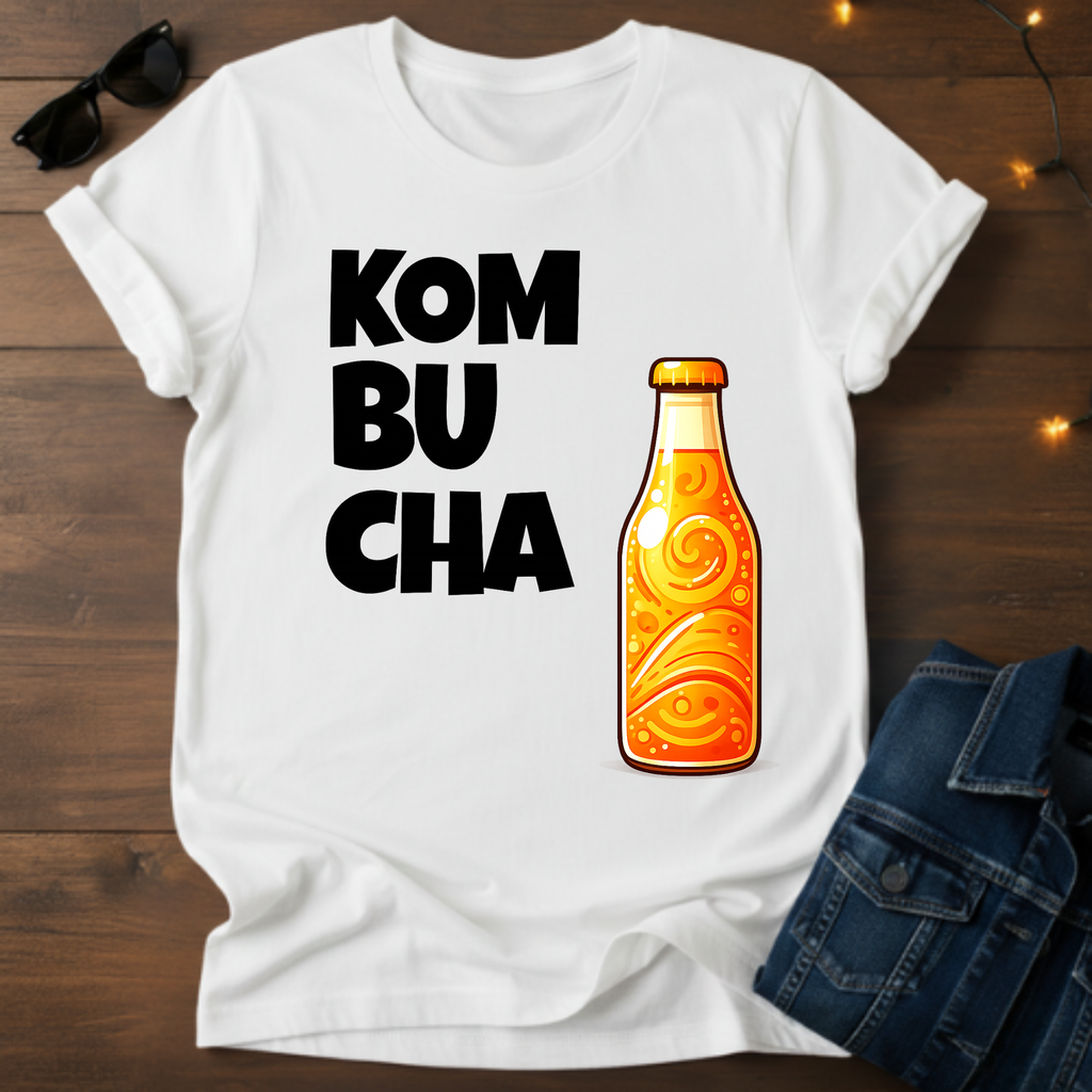 Retro Kombucha Bottle T-Shirt