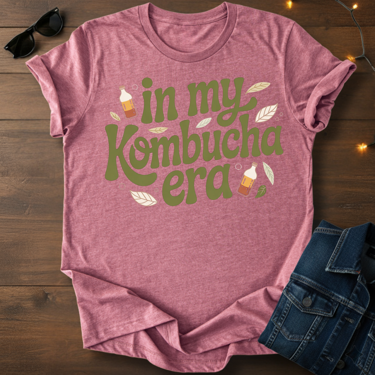 Kombucha T-Shirt – "In My Kombucha Era" Retro Beverage Tee