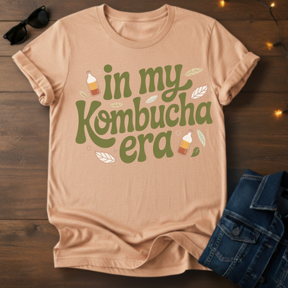 Kombucha T-Shirt – "In My Kombucha Era" Retro Beverage Tee