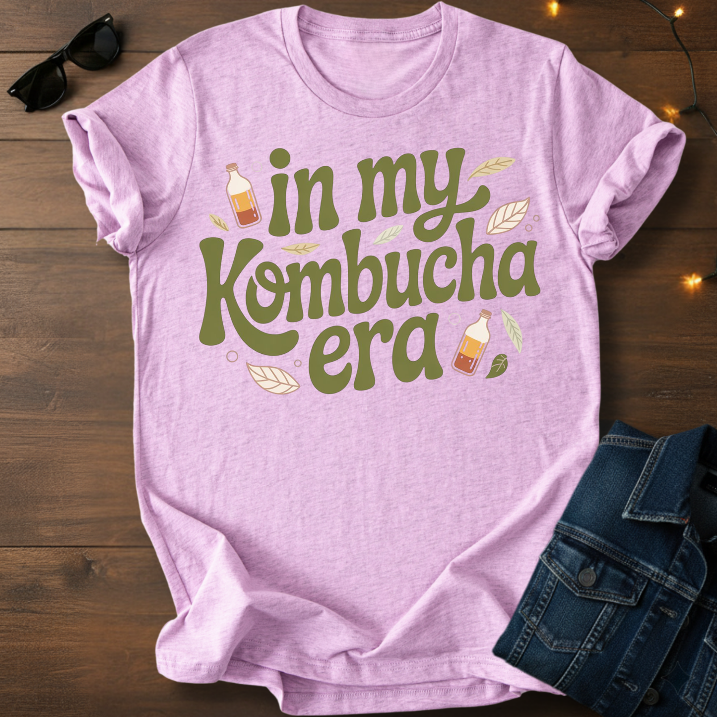 Kombucha T-Shirt – "In My Kombucha Era" Retro Beverage Tee