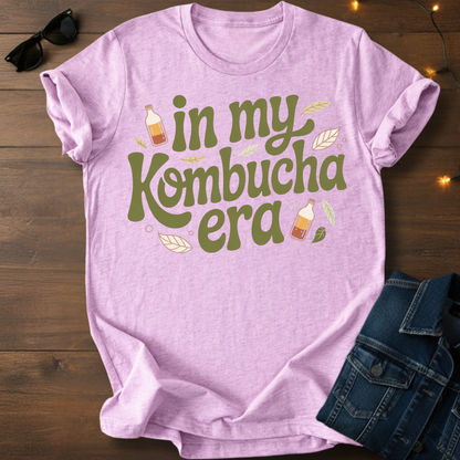 Kombucha T-Shirt – "In My Kombucha Era" Retro Beverage Tee