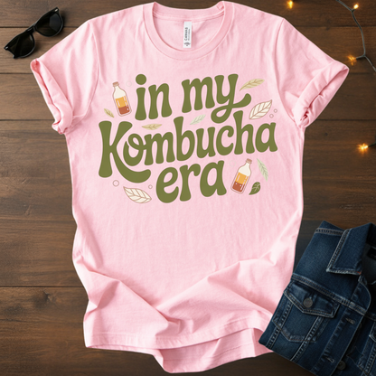 Kombucha T-Shirt – "In My Kombucha Era" Retro Beverage Tee