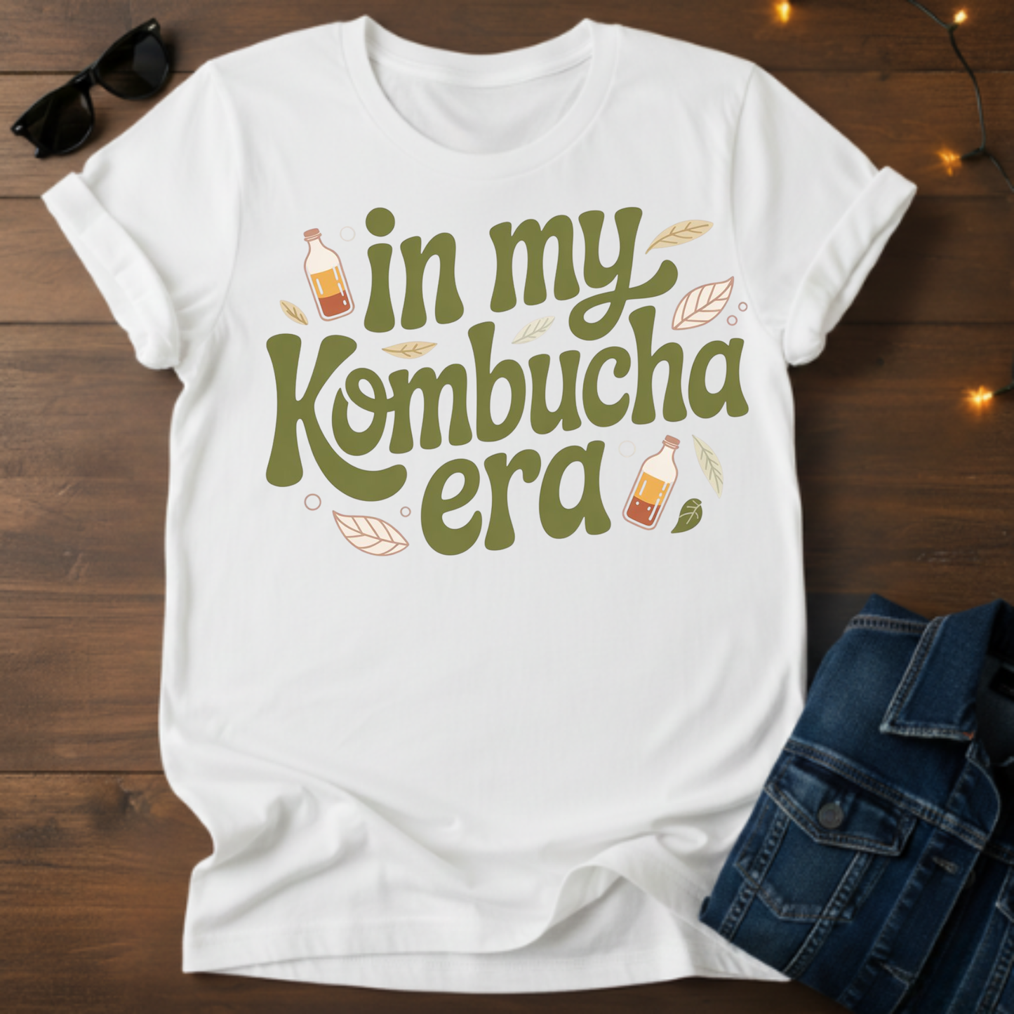 Kombucha T-Shirt – "In My Kombucha Era" Retro Beverage Tee