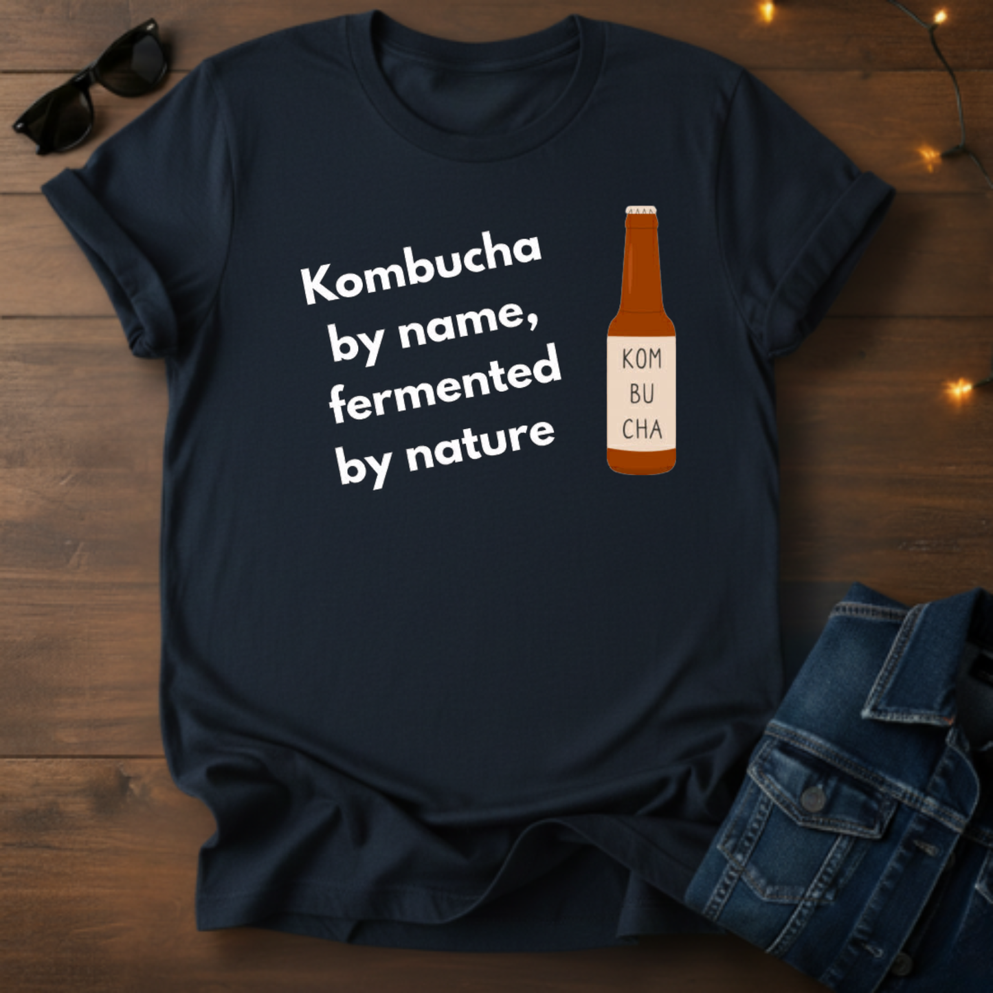 Kombucha Tee – "Kombucha by name, fermented by nature" Short Sleeve T-Shirt