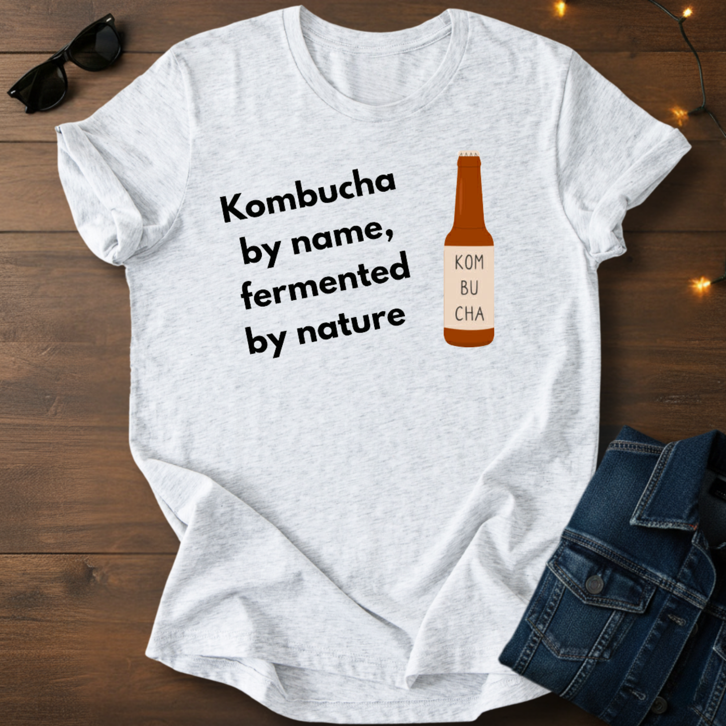 Kombucha Tee – "Kombucha by name, fermented by nature" Short Sleeve T-Shirt