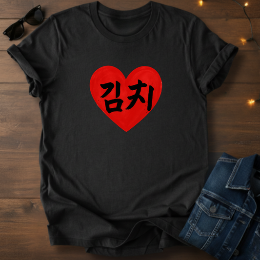 Kimchi Heart T-Shirt – Korean Food Love Tee