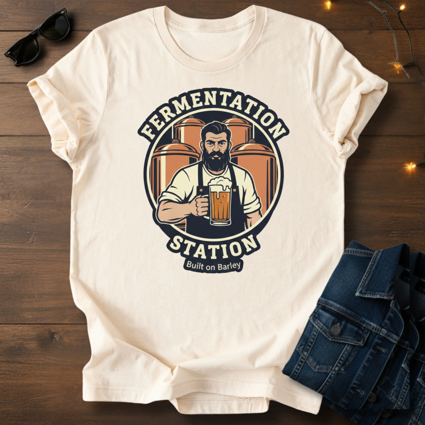 Fermentation Station Beer Brewing T-Shirt