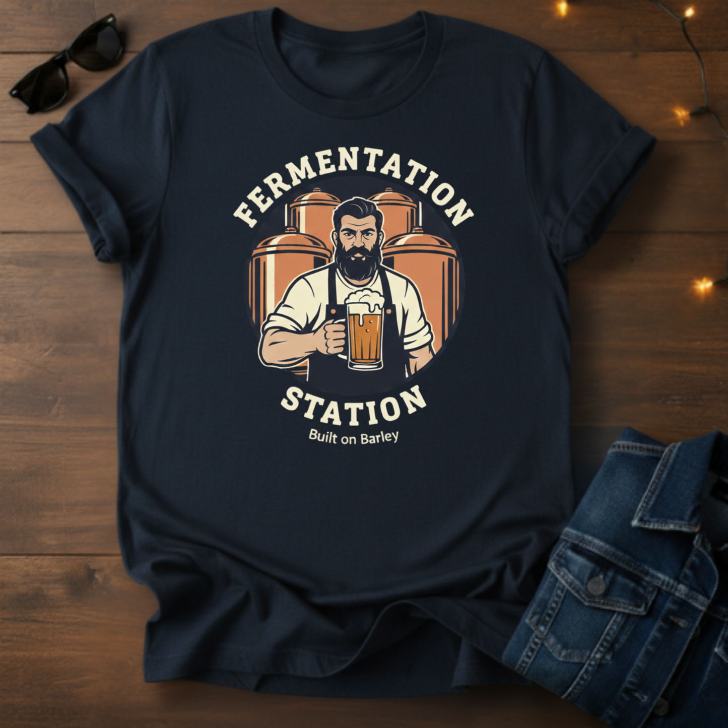 Fermentation Station Beer Brewing T-Shirt