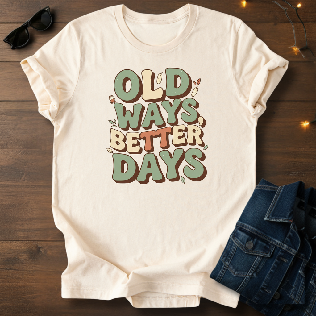 Old Ways Better Days T-Shirt