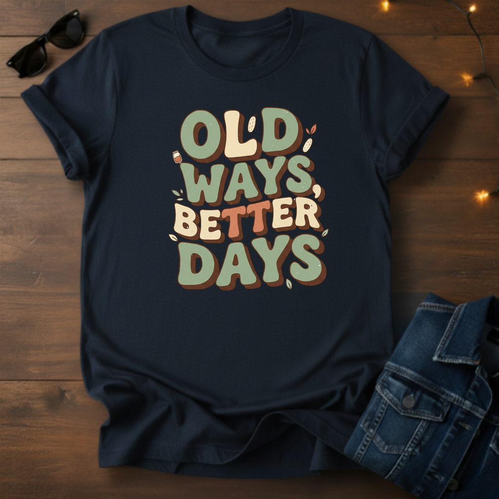Old Ways Better Days T-Shirt