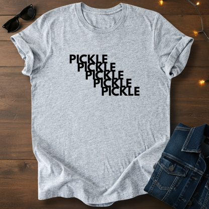 Pickle Vision Diagonal Repeat T-Shirt