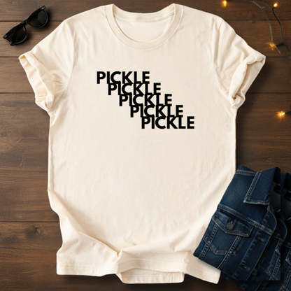 Pickle Vision Diagonal Repeat T-Shirt