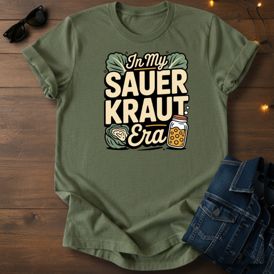 Fermentation Crock Tee — “LET THAT SH*T CULTURE” Sketch Stoneware Graphic