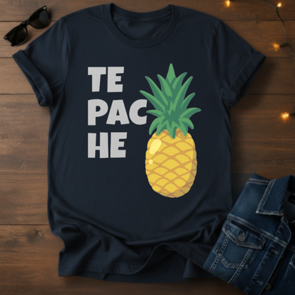 Pineapple Te Pache Graphic T-Shirt — Tropical Spanish Phrase Tee
