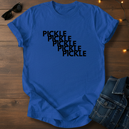 Pickle Vision Diagonal Repeat T-Shirt